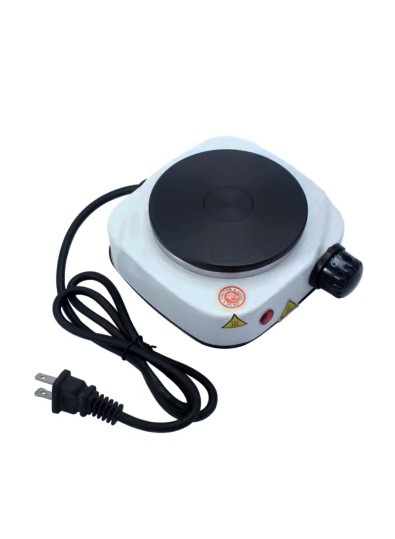 جهاز تسخين الطعام بقرص صلب - موقد كهربائي آمن بمنظم حرارة للمنزل والمكتب - Image 4