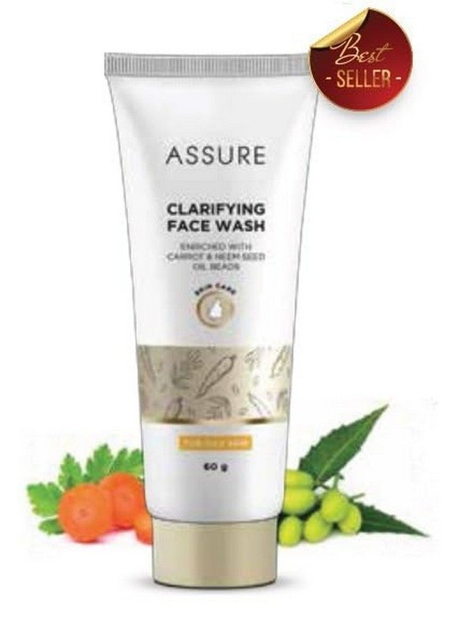 Assure Clarifying Face Wash Enriched With Carrot & Neem Seed Oil Beads (60G Each) (Pack Of 2) - Image 2