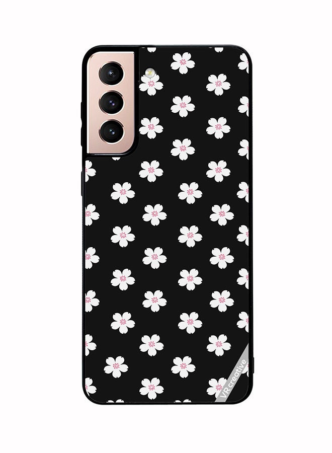 VR CREATIVE Protective Case Cover For Samsung Galaxy S21 Plus 5G Flower Design Multicolour - Image 1