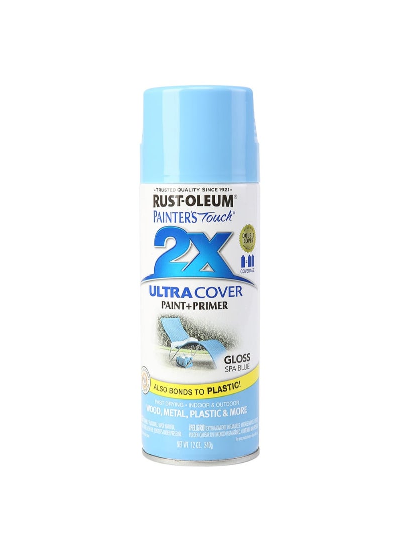 RUST-OLEUM Rustoleum 2X Painter's Touch Ultra Cover Spray (Blue) 