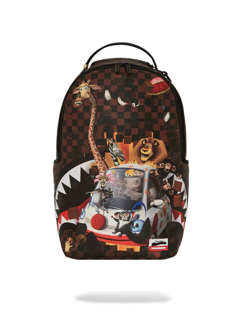 SPRAYGROUND MADAGASCAR CHECKER SMASH DLXSV BACKPACK  - Image 1