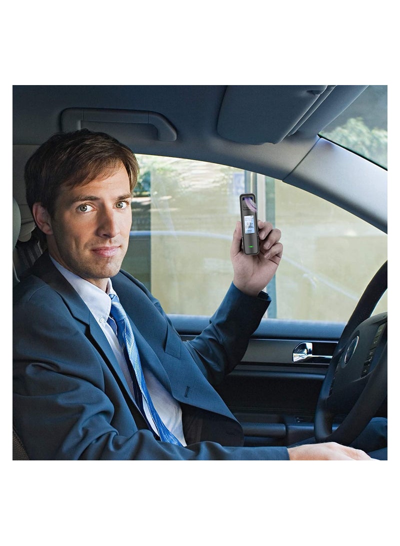 SOLARAE Portable Alcohol Tester Alcohol Breathalyzer, Chargable Digital Led Display Quick Response, Professional Accurate Detection Breath Analyzer Detector for Family, Personal, Driver - Image 4