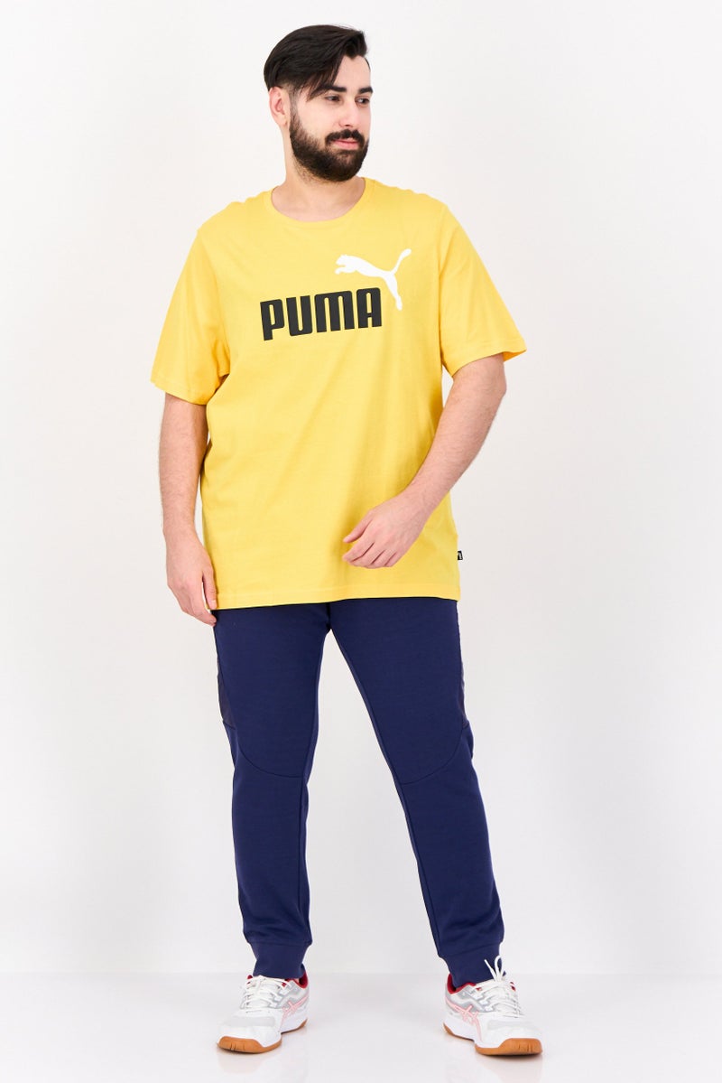 PUMA Men Sportswear Fit Training T-Shirt, Yellow - Image 4
