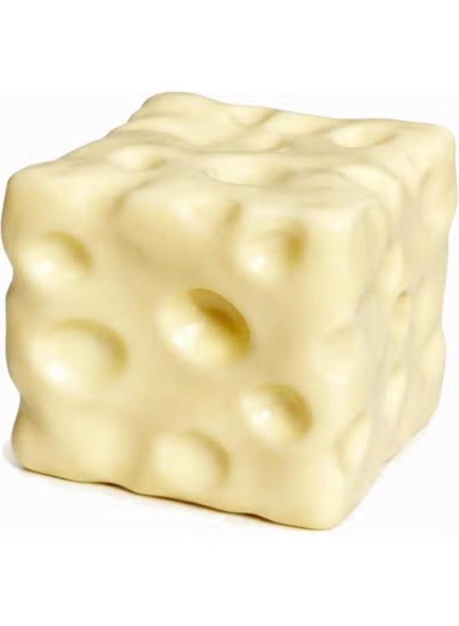 ATRJSZ Yellow Squeeze Cheese Squishy, Soft Novelty Slow Rising Sensory Cheese Stress (Yellow-1pcs) - Image 1