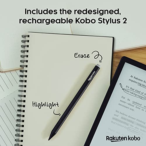 Kobo Elipsa 2E | eReader | 10.3” Glare-Free Touchscreen with ComfortLight PRO | Includes Kobo Stylus 2 | Adjustable Brightness | Wi-Fi | Carta E Ink Technology | 32GB of Storage - Image 3