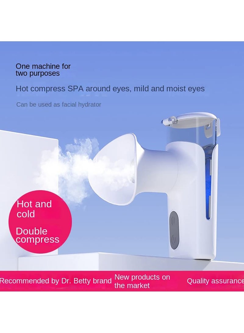 SYOSI Eye Sprayer, Nano Mini USB Charging Handheld Eye Care Spray Facial Mist Portable Eye Moisturizing Cleaning Soothing Machine Eye Cleaner Eyelid Cleanser Eye SPA Tool for Adult & Kids - Image 3