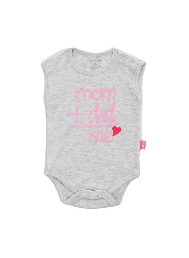 Baby Girls Cut Onesies "With Snap Closure" - Bundle of 3 Onesies
