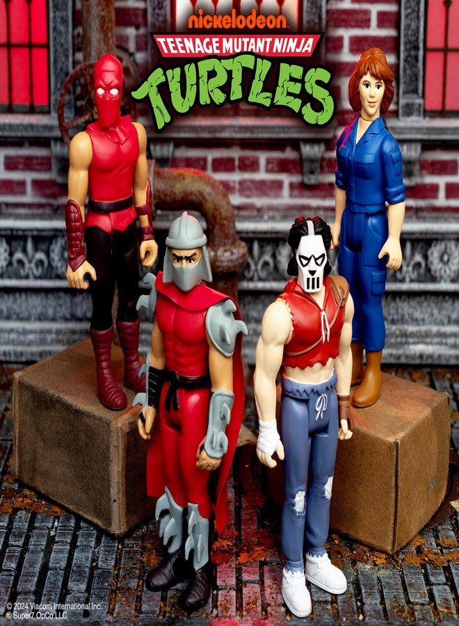 Super7 Teenage Mutant Ninja Turtles Casey Jones (Comic Color) - 3.75" TMNT Action Figure with Accessories Classic Cartoon Collectibles - Image 4