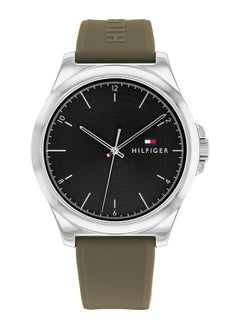 TOMMY HILFIGER ساعة يد رجالية من السيليكون بعقارب دائرية الشكل 1710618 - 42 ملم  - Image 1