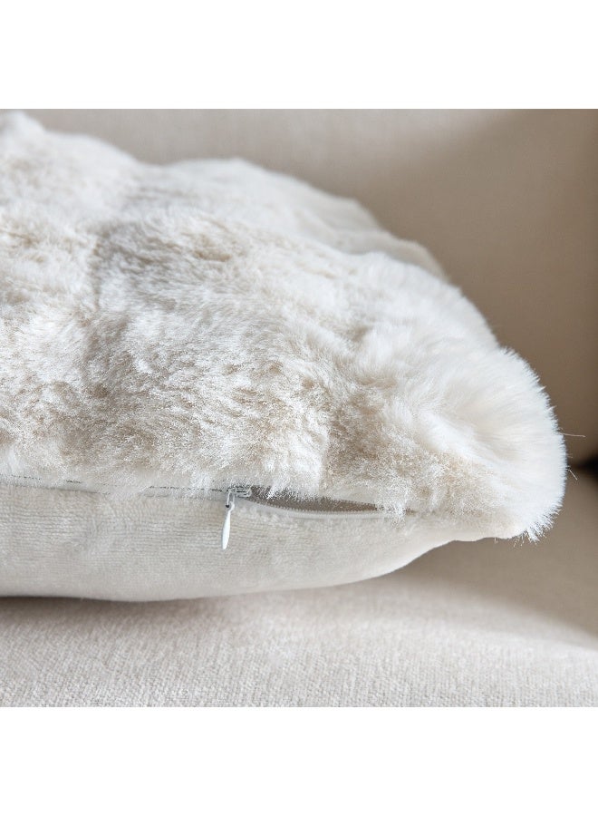 Home Box Ness 2Sided Brushed Bubble Faux Fur Filled Cushion 45 x 45 cm - Image 4
