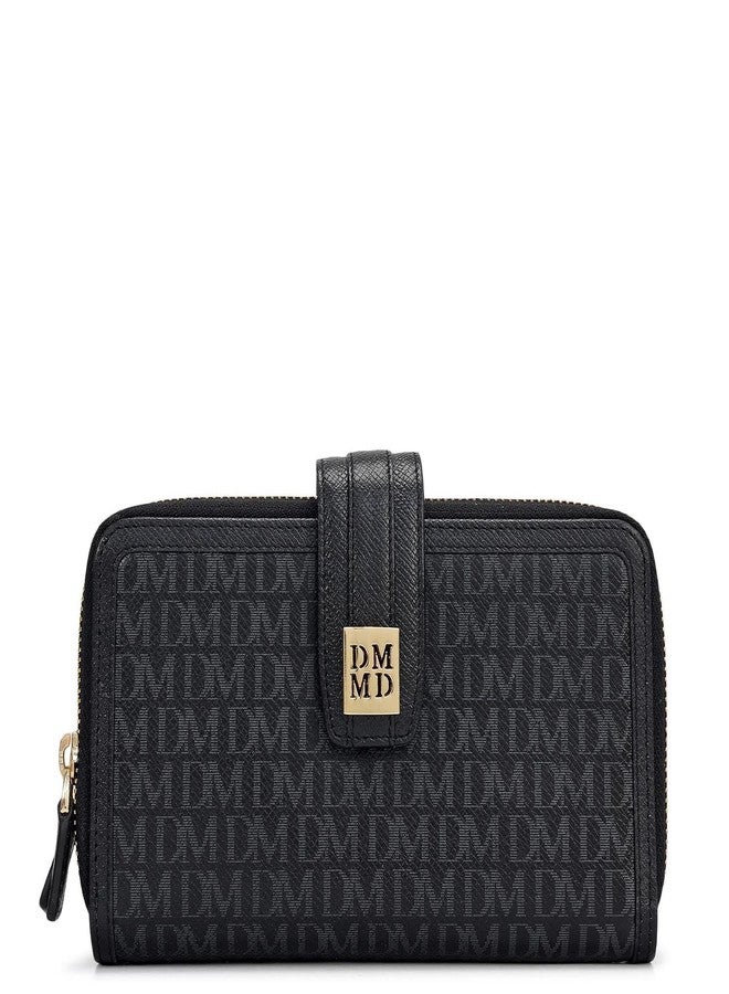 Da Milano Premium Leather Wallet for Women | Multi Compartment Travel Wallet - Black (LSW-10251A) - Image 2