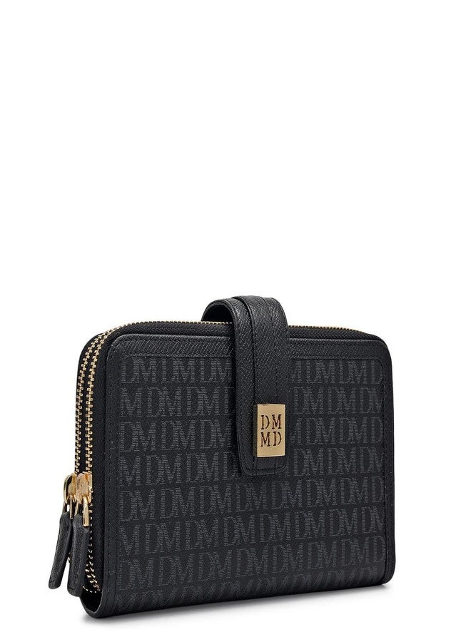 Da Milano Premium Leather Wallet for Women | Multi Compartment Travel Wallet - Black (LSW-10251A) - Image 3