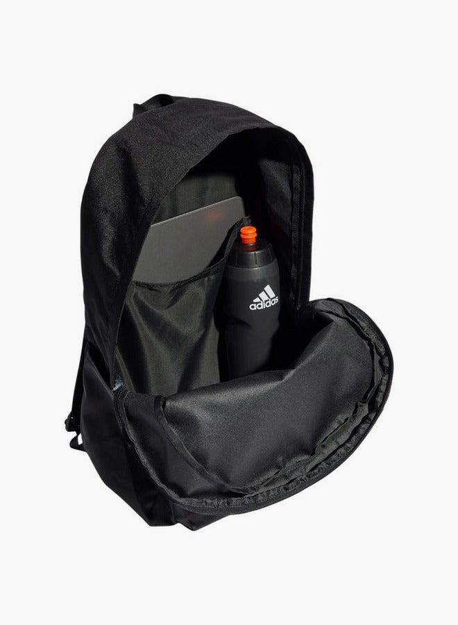 Adidas حقيبة ظهر مدرسية بطباعة شعار مع أحزمة قابلة للتعديل وإغلاق بسحاب - Image 4