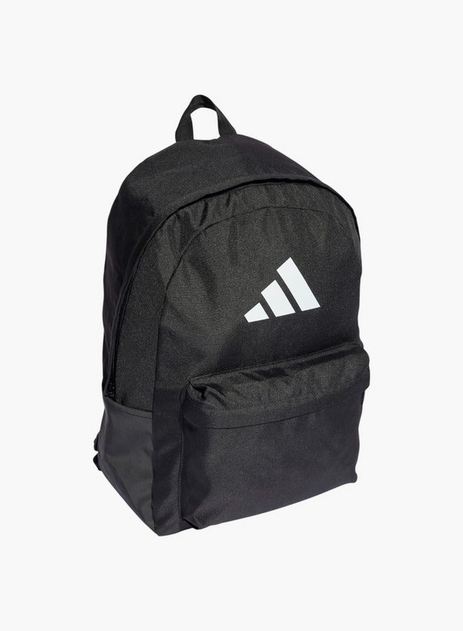 Adidas حقيبة ظهر مدرسية بطباعة شعار مع أحزمة قابلة للتعديل وإغلاق بسحاب - Image 3