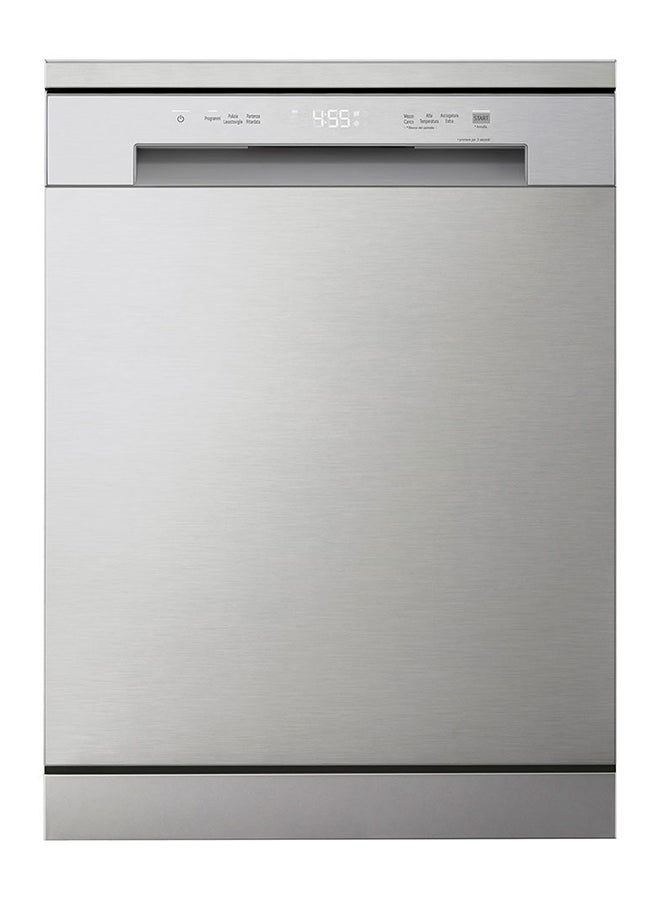 LG QuadWash™ Dishwasher, Inverter Direct Drive 14 kg DFC612FV Prime Silver - Image 1