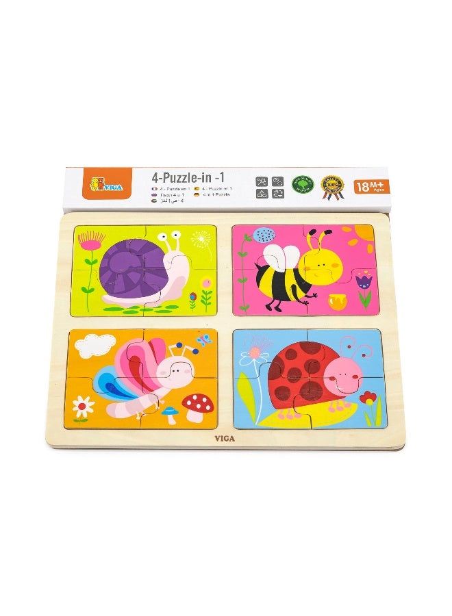 Viga 4-Puzzle-in-1 - Insect - Image 3