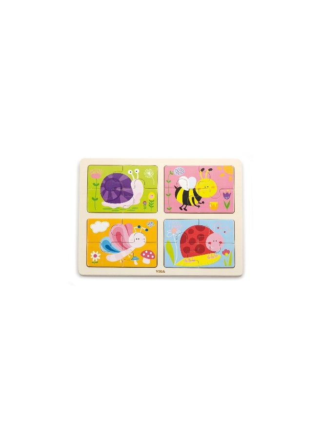 Viga 4-Puzzle-in-1 - Insect - Image 1
