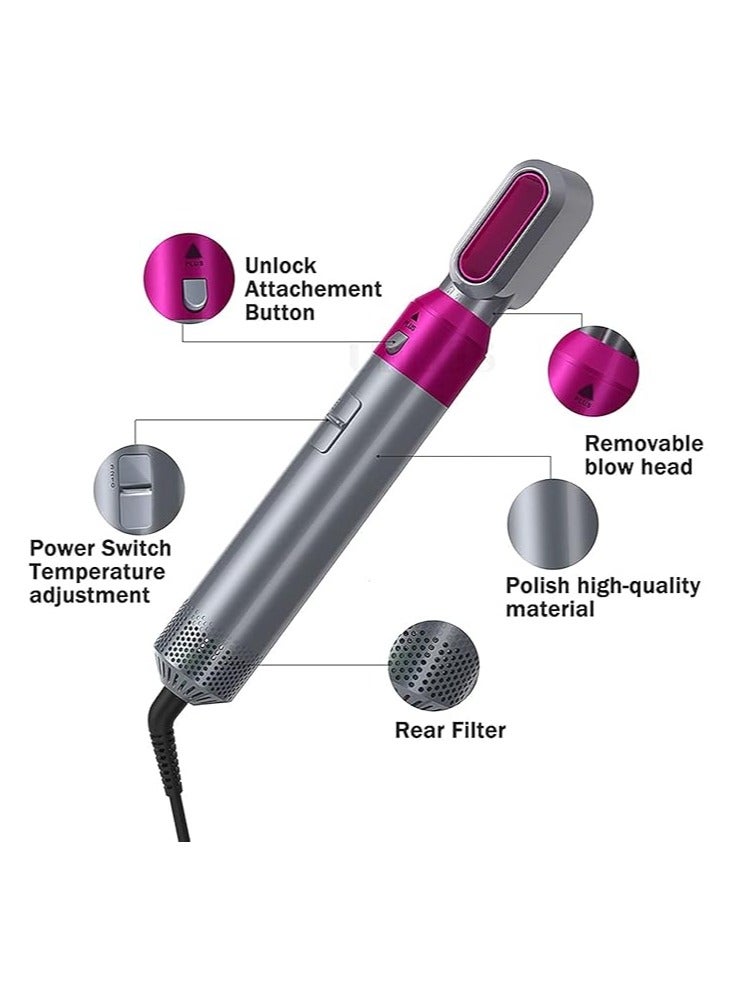 general 5-in-1 Multi-Purpose Hot Hair Brush with Hair Dryer and Curling Iron, Volumizing Straightener, Rotating Hair Brush Style, Comb Styling, Curling Iron Hot Air Style, Hair Dryer Diffuser - Image 3