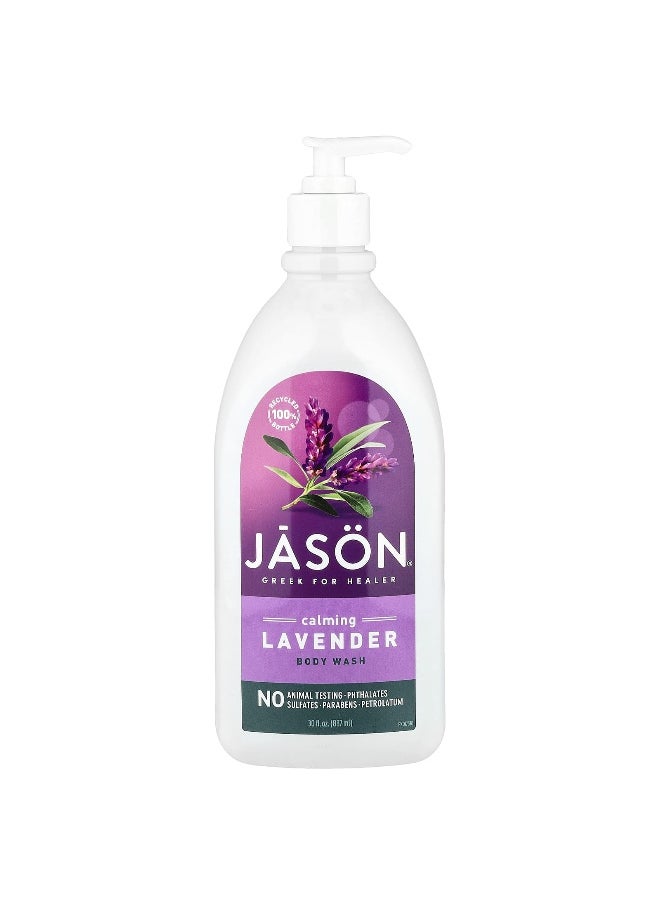 Jason Natural Jason Natural, Body Wash, Calming Lavender, 30 fl oz (887 ml)  - Image 1