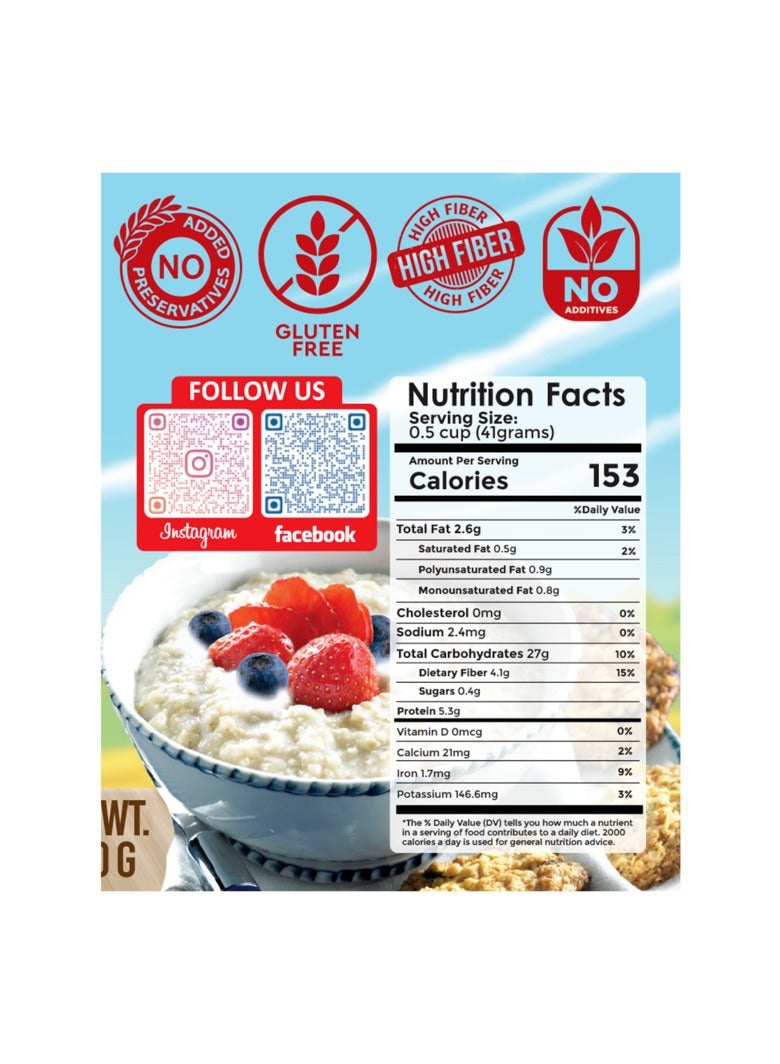 American Harvest Steel Cut Oats In Jar 600g - Image 2