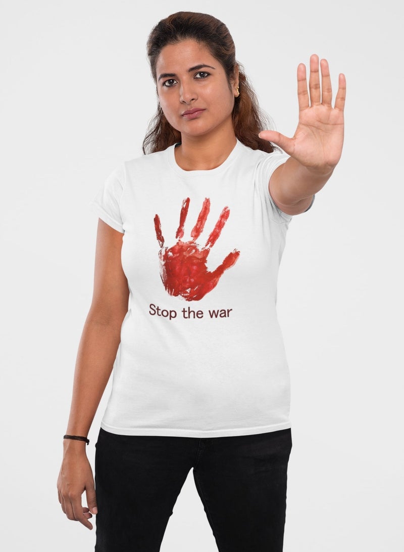 MERCH Peace Advocate Women's T-shirt - Stop the War for a Better World - Image 1