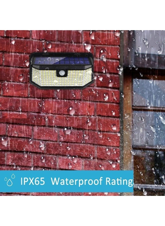 Aootek Solar Lights Outdoor 182 Leds 2500Lm Solar Motion Sensor Lights Ip65 Waterpro Of With Wide Anglefor Patio Garden Garage Yard Front Door 2Pack - Image 5