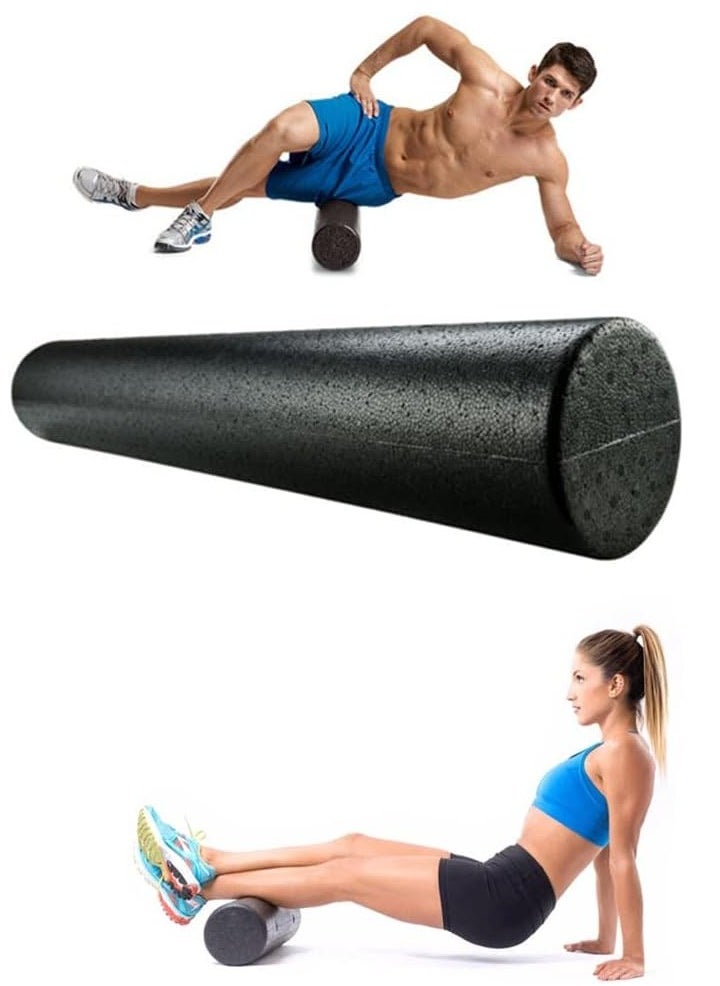 RATSAW High Density Yoga Foam Roller for Back Legs Exercise Massage Muscle Recovery and for Pain Relief Great for Fitness Enthusiasts of all Levels 60Cm Perfect for Developing Core and Stamina  - Image 1