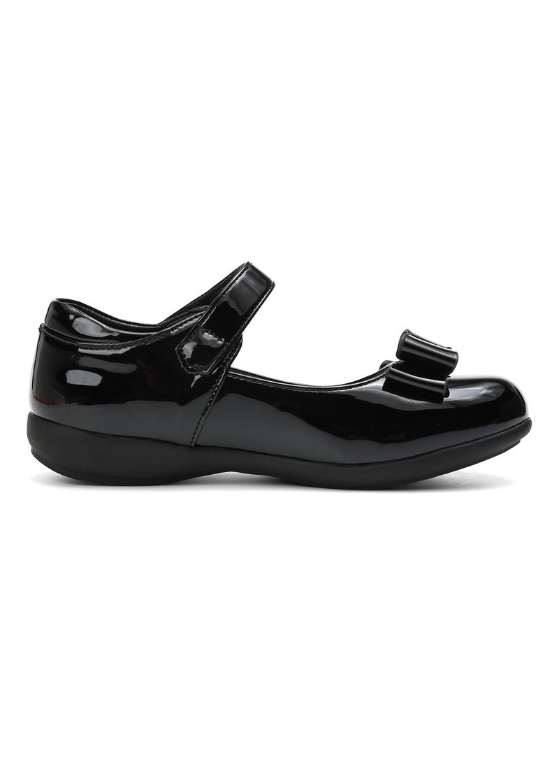 Sky View Girls Dress Shoes,Flower Kid Girl,Bowknot Soft Slip-On Ballet Flat for School Wedding Party Church Dance Practice Indoor Outdoor Little Kid/Big Kid - Image 2