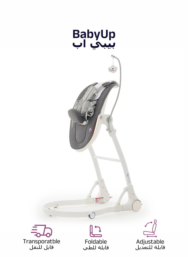 بيبي أب مقعد رضّع بتقنية الزاوية المقلدة للكتف (SRA) | من تصميم طبيب جهاز هضمي للأطفال | يدعم الهضم وسلامة الرأس والراحة | يتحول إلى كرسي مرتفع لراحة الوالدين - Image 1