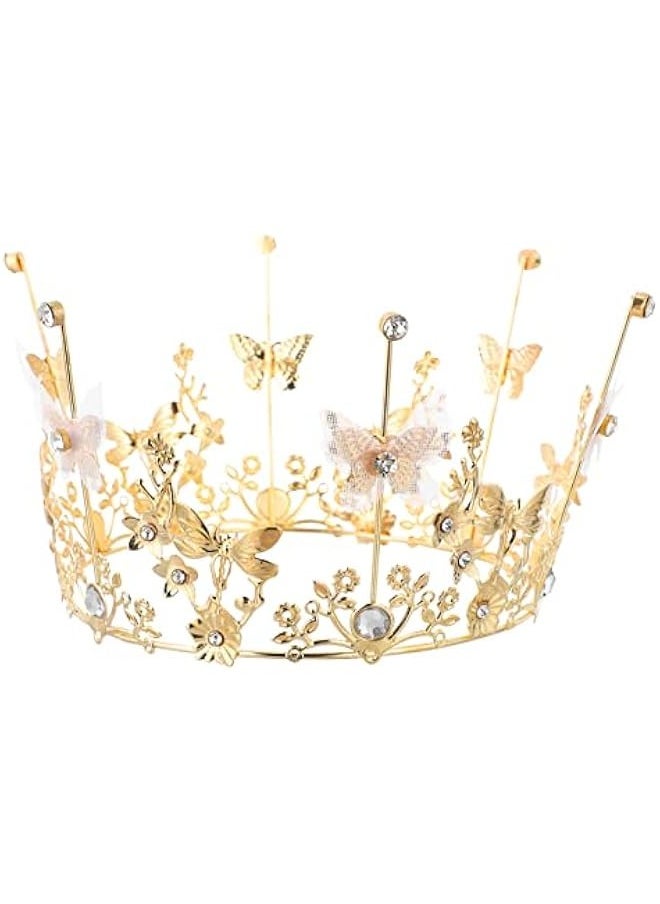 Generic 1pc Birthday Cake Decoration Female Birthday Accessory Crown Women Wedding Headdress Crafts for Wedding Party Children's Table Decoration Birthday Bridal Headdress  - Image 1