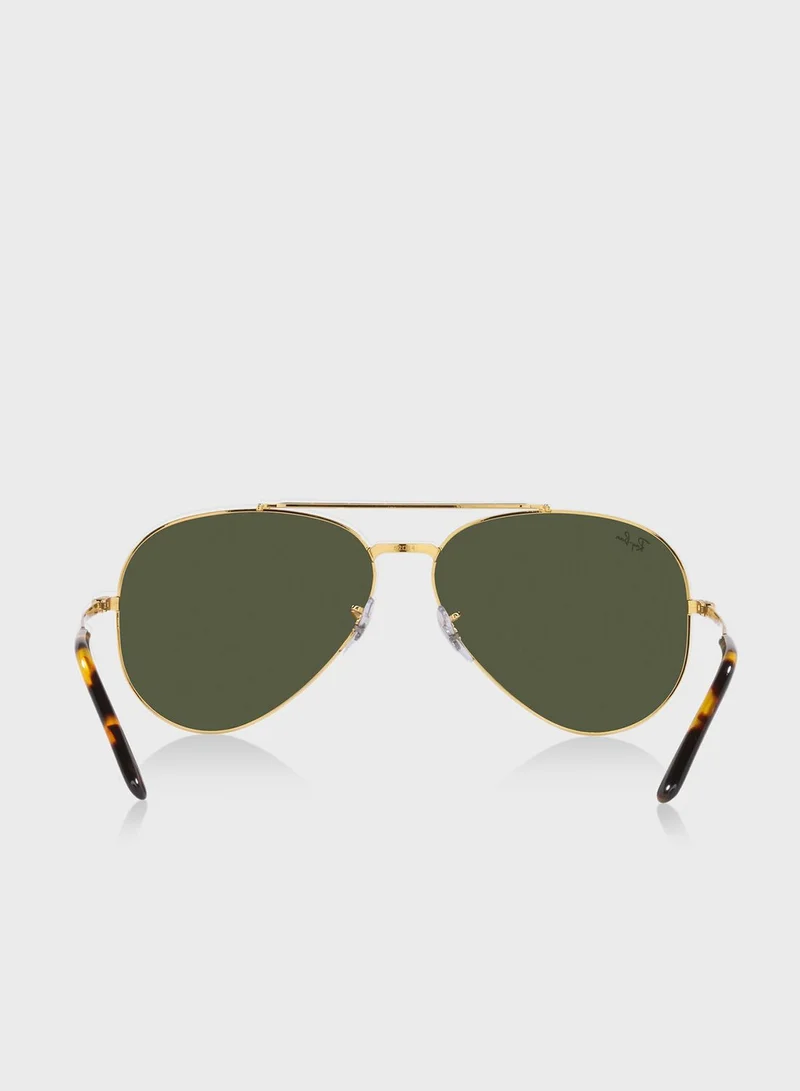 Ray-Ban 0Rb3625 New Aviator Sunglasses