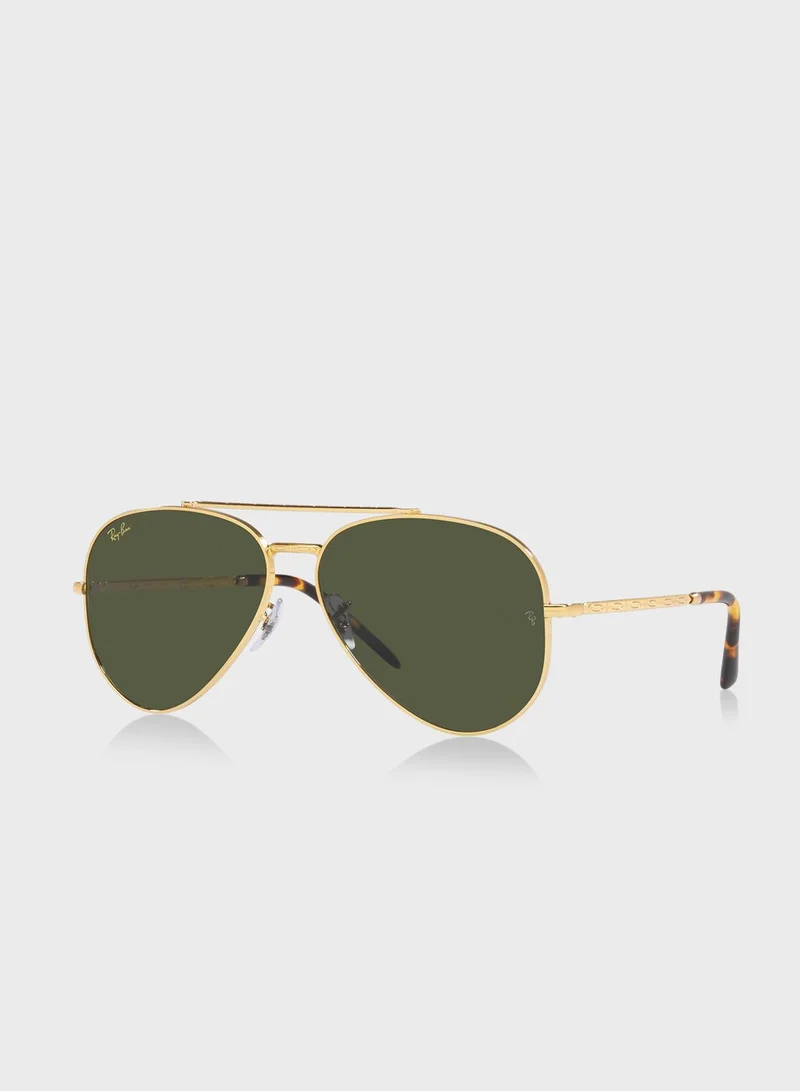 Ray-Ban 0Rb3625 New Aviator Sunglasses