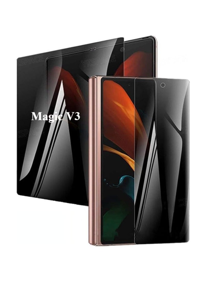 Compatible with Honor Magic V3 Purse Anti-Spy inner External Screen Protector Soft Privacy Hydrogel Film For  - Image 1