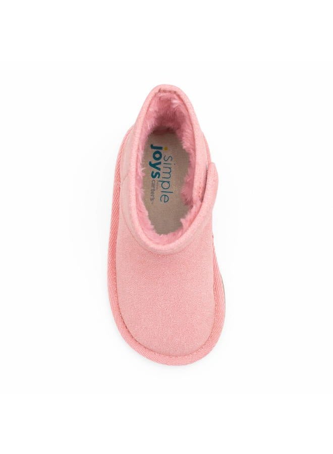 Simple Joys by Carter's Kids Kai Winter Boot Fashion, Pink, 5 US Unisex Toddler - Image 3