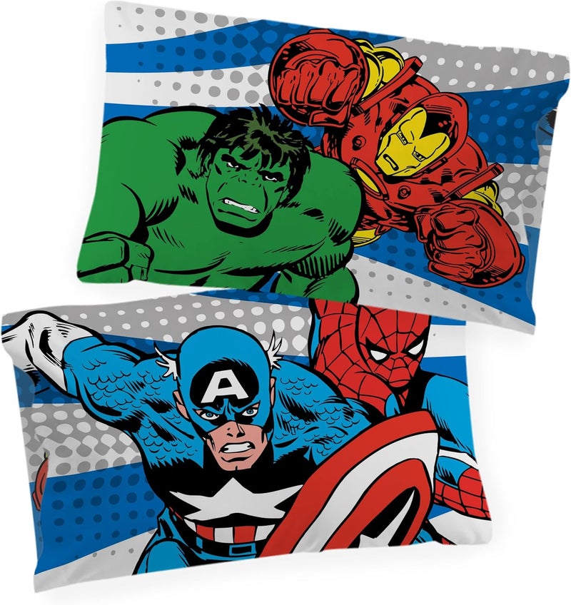 Jay Franco Marvel Comics Avengers 100% Cotton Single Duvet Cover Set - Includes 50 x 70 cm Pillowcase - Image 4