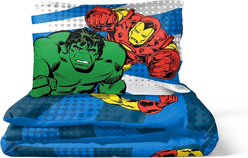 Jay Franco Marvel Comics Avengers 100% Cotton Single Duvet Cover Set - Includes 50 x 70 cm Pillowcase - Image 5