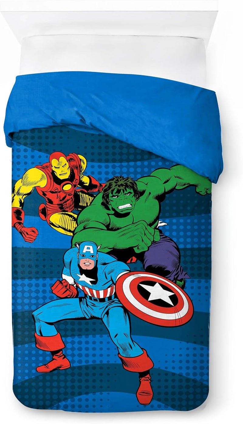 Jay Franco Marvel Comics Avengers 100% Cotton Single Duvet Cover Set - Includes 50 x 70 cm Pillowcase - Image 2