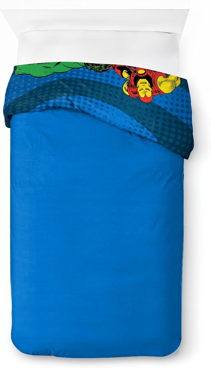 Jay Franco Marvel Comics Avengers 100% Cotton Single Duvet Cover Set - Includes 50 x 70 cm Pillowcase - Image 3