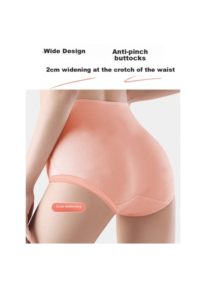 Dr.chu 5-pack Pure Cotton Colored Disposable Underwear For Women, Sterilized, No-wash, Daily-use, Colorful, For Pregnant Women And Menstruating Ladies, Size L - Image 4