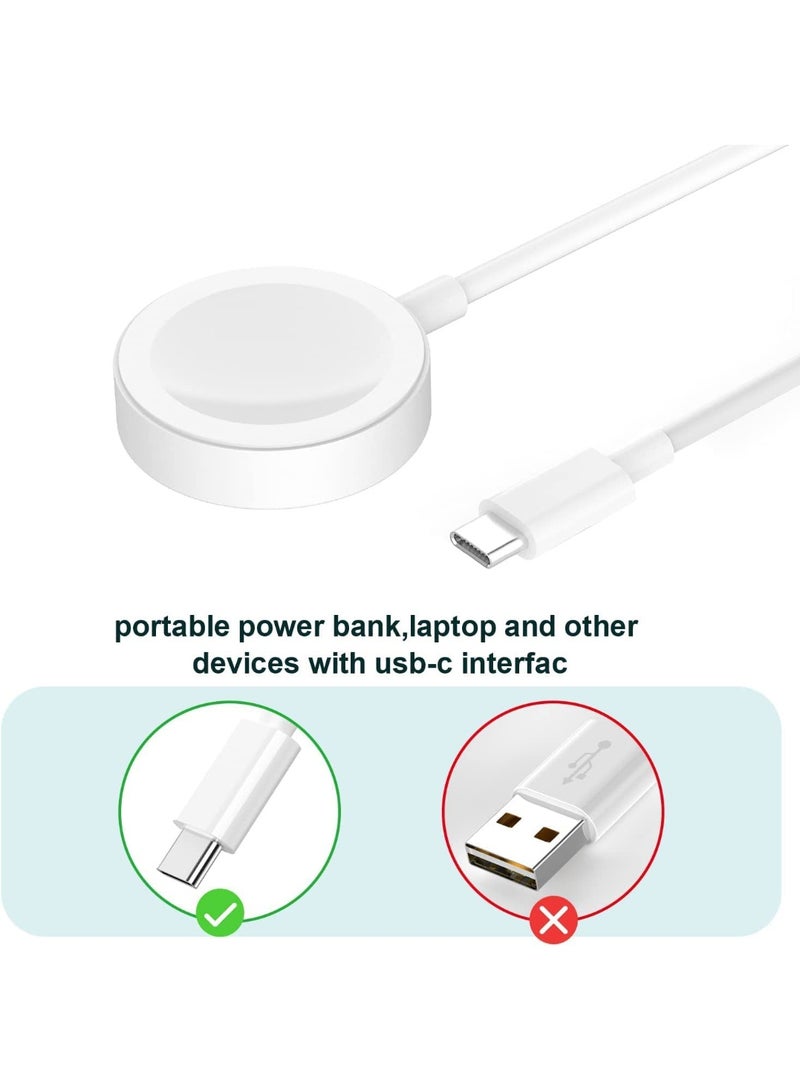 Tersely 1M/3.3ft USB C Type-C Charger Cable Compatible for Apple Watch iWatch Series 9/ SE 8 /Ultra/Ultra 2/6/5/4/3/2/1,38/40/41/42/44/45mm - Image 4