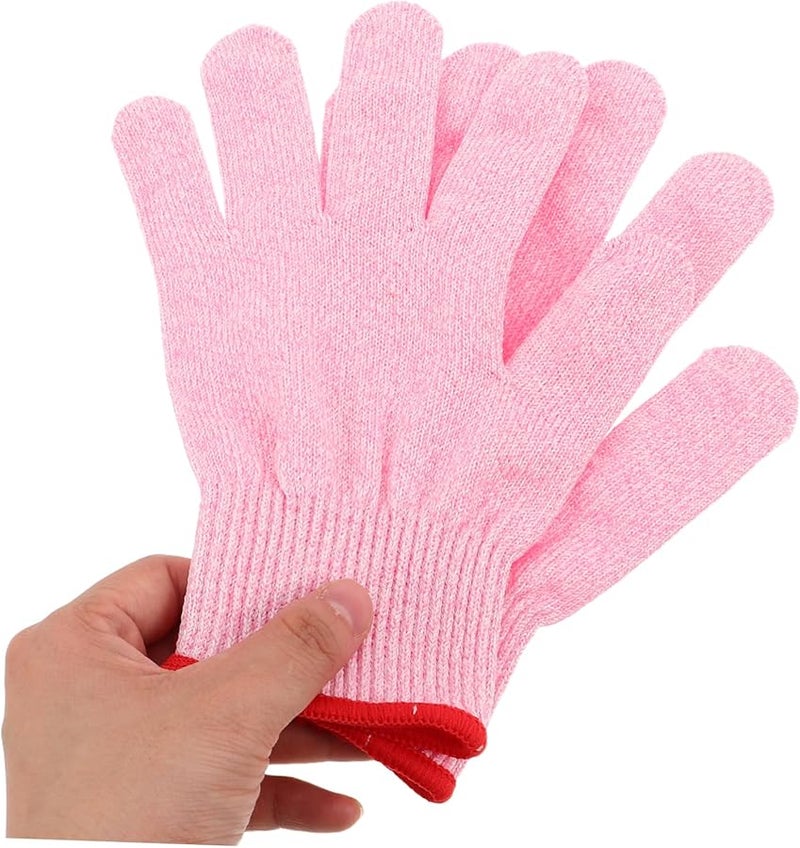 2 Pairs Pink Work Gloves Protective Gardening Labor Gloves Comfortable Breathable - Image 5