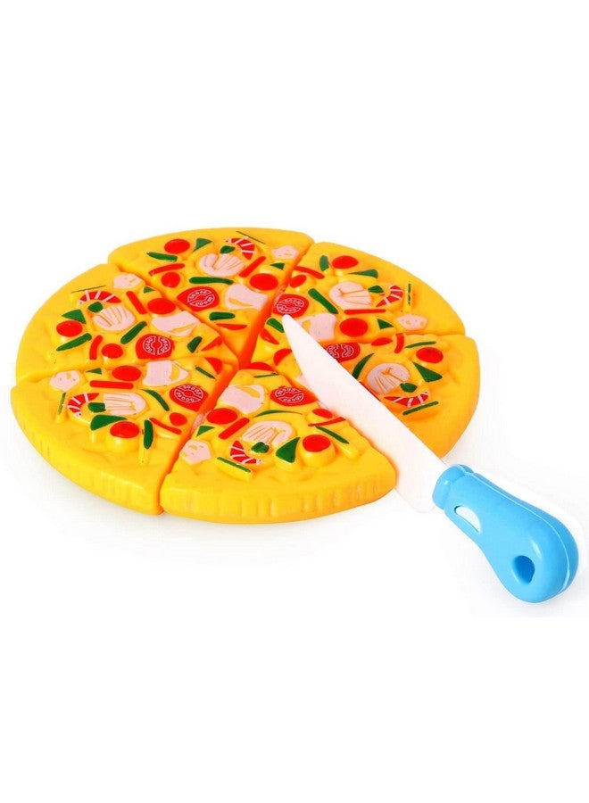 بيبي جو مجموعة ألعاب بيبي جو بيتزا بارتي للوجبات السريعة والتظاهر بالطهي والتقطيع للأطفال (متعددة الألوان) - Image 3