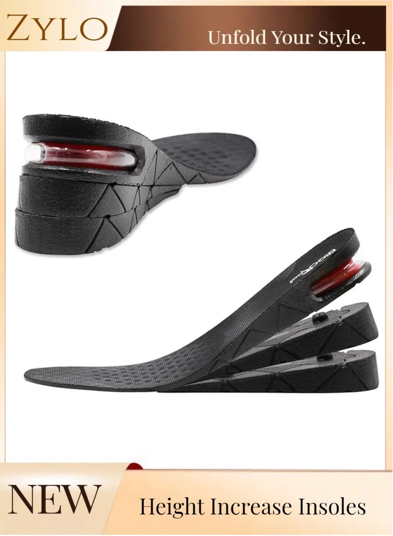 Zylo Height Increase Insoles Air Cushion Taller Shoes Insoles Heel Insert for Men and Women - Image 1