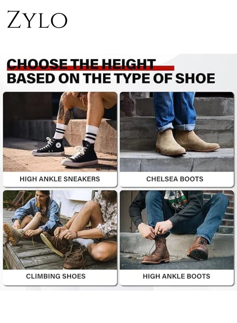 Zylo Height Increase Insoles Air Cushion Taller Shoes Insoles Heel Insert for Men and Women - Image 2