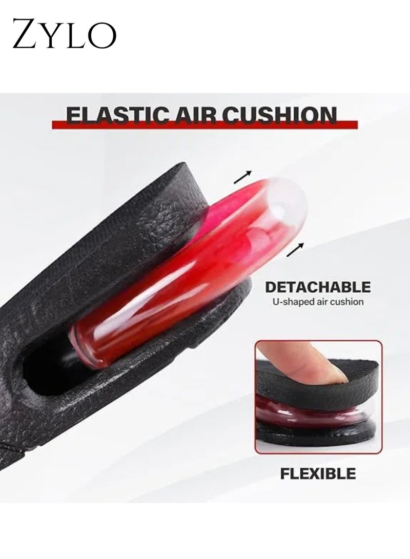 Zylo Height Increase Insoles Air Cushion Taller Shoes Insoles Heel Insert for Men and Women - Image 4