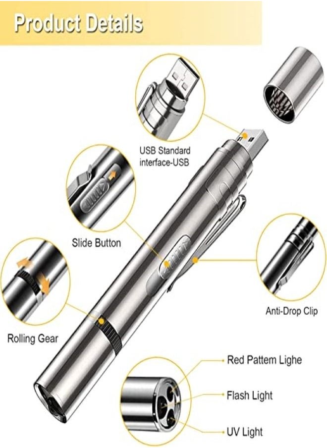 Al shams trading - Cat Laser Toy, Cat Toy Laser Pointer, Laser Pointer for Interactive Toys for Indoor Cats Dogs, Long Range 7 Modes Lazer Projection for Kitten Pet Chaser Tease Stick Training Exercise - Image 1