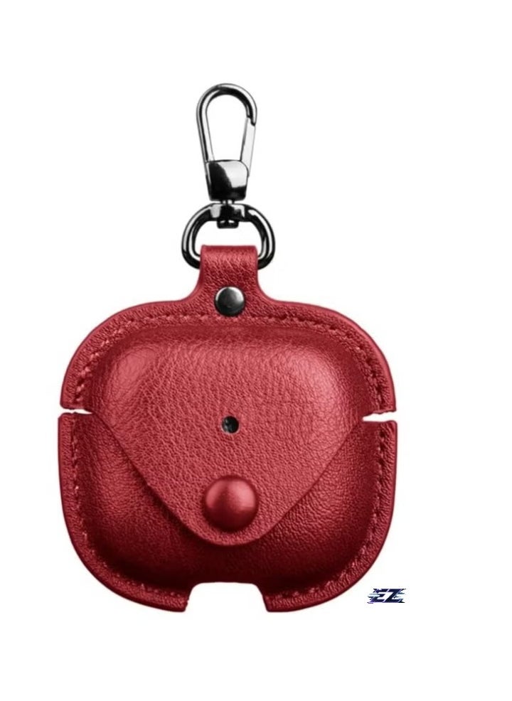 ELTRAZONE - Case Compatible with AirPods 4 2024 – PU Leather with Keyring Included, Anti-Scratch Protective Case Cover for AirPods 4 2024 - Image 1