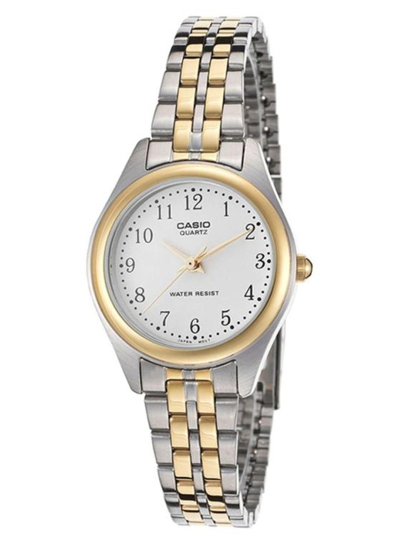 CASIO Women Enticer Analog Watch LTP-1129G-7BRDF - 32 mm - Silver/Gold - Image 1
