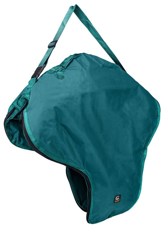 Gatsby Nylon Western Saddle Carrier Teal - Image 1