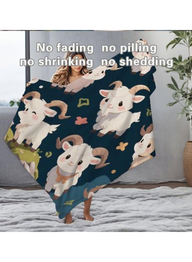 عام بطانية رقيقة من الفانيلا الكرتونية للأطفال والرضع (دافئة ومريحة، ومناسبة للنوم والألعاب) 70 سم * 100 سم - Image 5